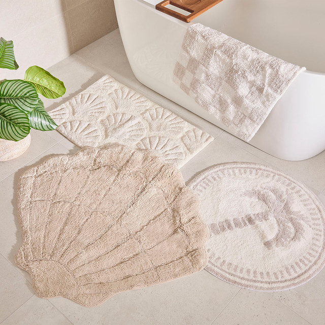 Shell Bath Rug 10 Shell Bath Rug