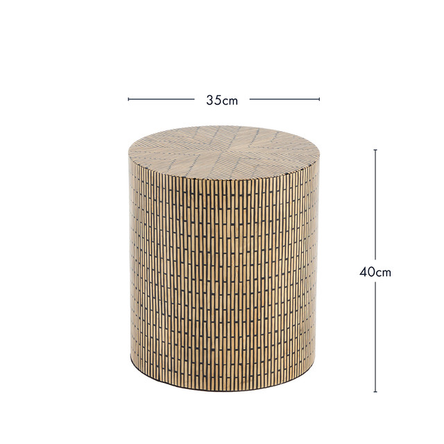Barack Bamboo Side Table