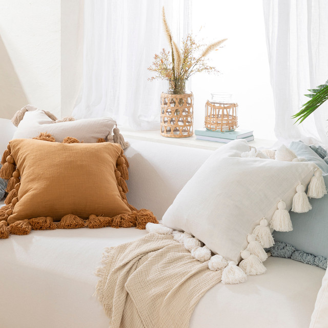 Samira Chunky Tassel Cushion 9 Samira Chunky Tassel Cushion