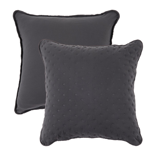 Abel Cloud Charcoal European Pillowcase 6 Abel Cloud Charcoal European Pillowcase