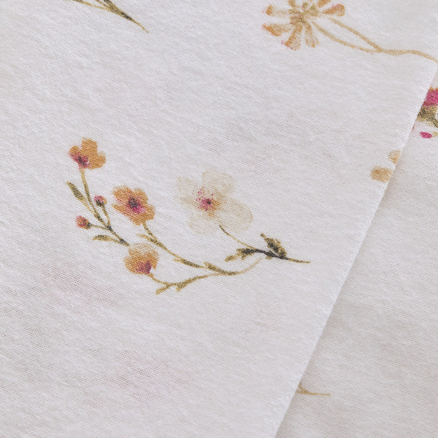 Floral Stems Cotton Flannelette Sheet Set 10 Floral Stems Cotton Flannelette Sheet Set