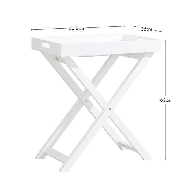White Casa Butlers Tray 1 White Casa Butlers Tray