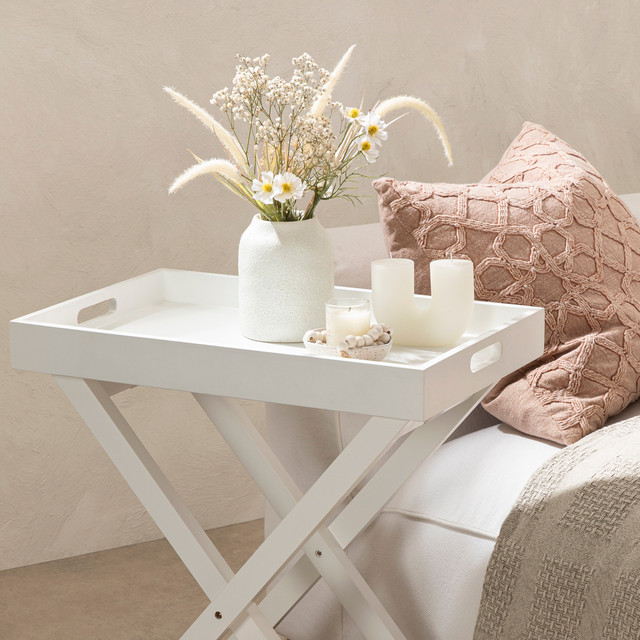 White Casa Butlers Tray 8 White Casa Butlers Tray