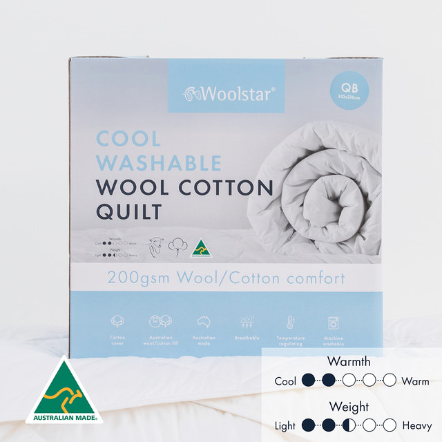 Cool 200gsm Washable Wool Cotton Quilt 1 Cool 200gsm Washable Wool Cotton Quilt