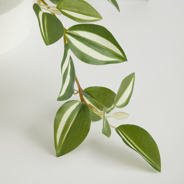 Artificial Zebrina Hanging Plant 10 Artificial Zebrina Hanging Plant
