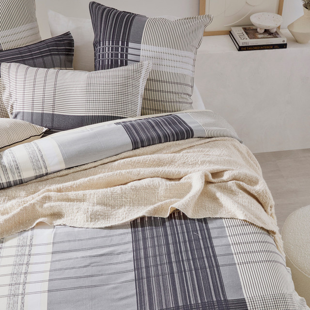 Carter Check Quilt Cover Set 1 Carter Check Quilt Cover Set