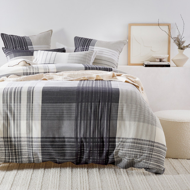 Carter Check Quilt Cover Set 6 Carter Check Quilt Cover Set
