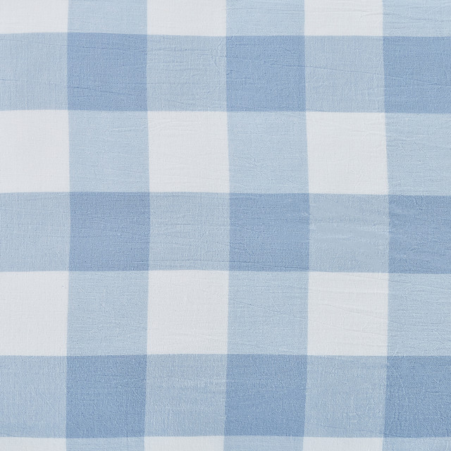 Della Blue Check Quilt Cover Set 11 Della Blue Check Quilt Cover Set