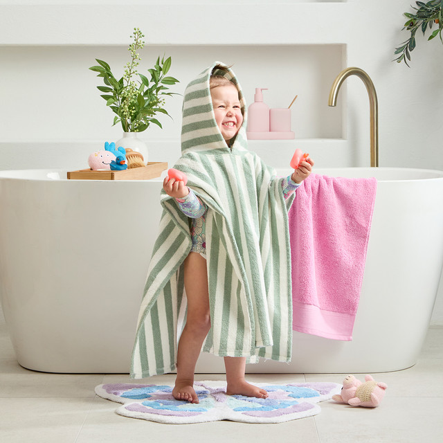 Kids Striped Hooded Towel 6 Kids Striped Hooded Towel