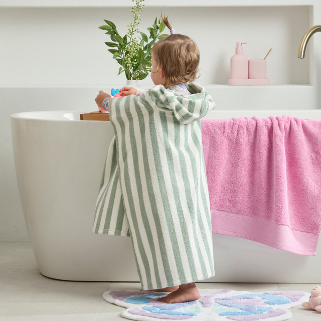 Kids Striped Hooded Towel 7 Kids Striped Hooded Towel