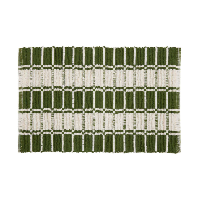 Levi Check Bath Rug 6 Levi Check Bath Rug