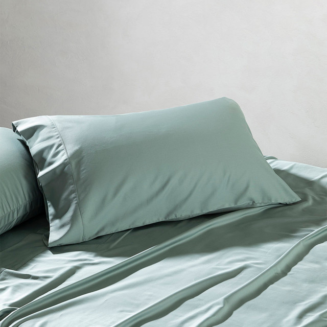 400TC Bamboo Cotton Queen Pillowcase Pair 4 400TC Bamboo Cotton Queen Pillowcase Pair
