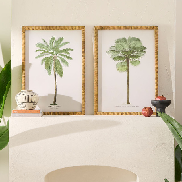 Palmier Framed Printed Wall Art 1 Palmier Framed Printed Wall Art