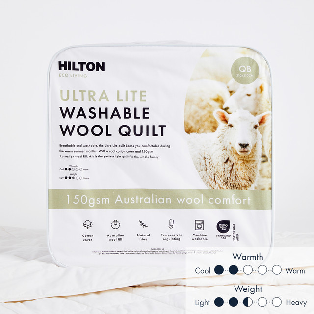 Eco Living Ultra Lite 150gsm Washable Wool Quilt 8 Eco Living Ultra Lite 150gsm Washable Wool Quilt