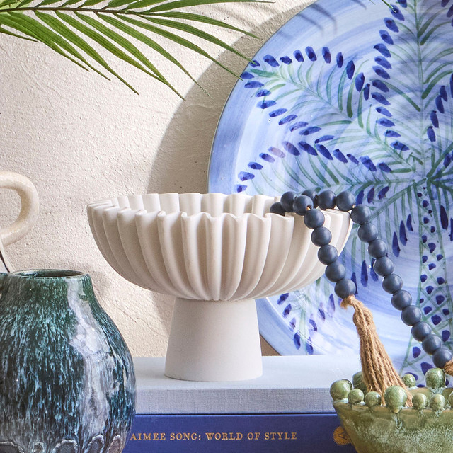 Tide Footed Decorative Bowl