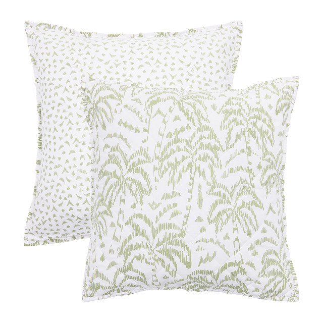 Ikat Palms European pillowcase 6 Ikat Palms European pillowcase