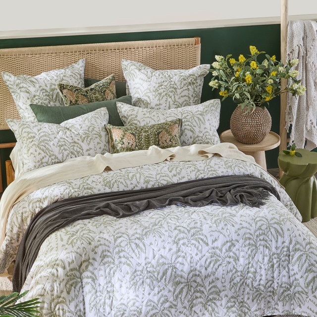 Ikat Palms European pillowcase 8 Ikat Palms European pillowcase