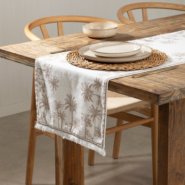Tahiti Natural Reversible Table Runner 5 Tahiti Natural Reversible Table Runner