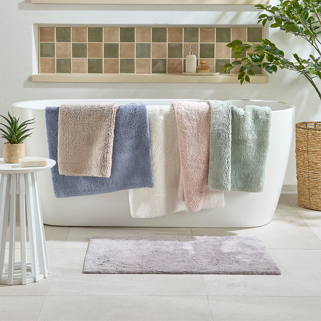 Maya Cotton Bamboo Bath Mat 6 Maya Cotton Bamboo Bath Mat