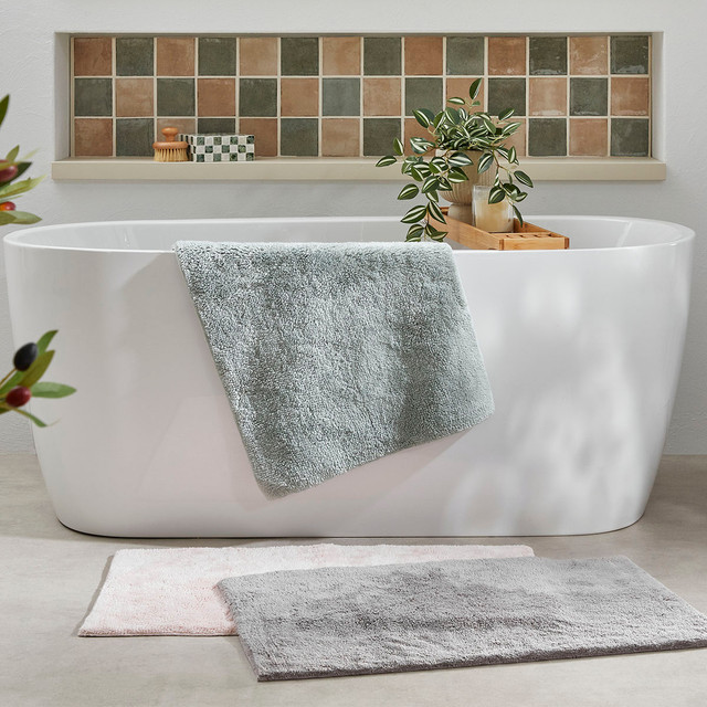 Maya Cotton Bamboo Bath Mat 7 Maya Cotton Bamboo Bath Mat