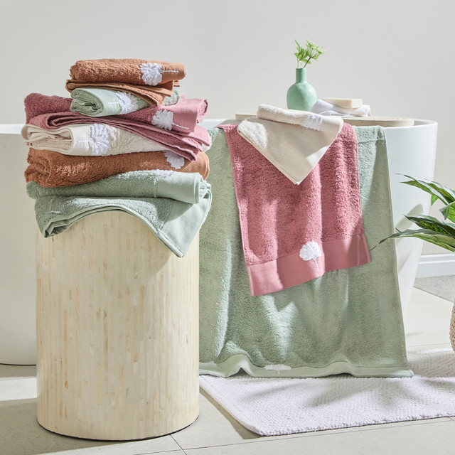 Tamara Palm Cotton Bamboo Bath Towel Range 8 Tamara Palm Cotton Bamboo Bath Towel Range