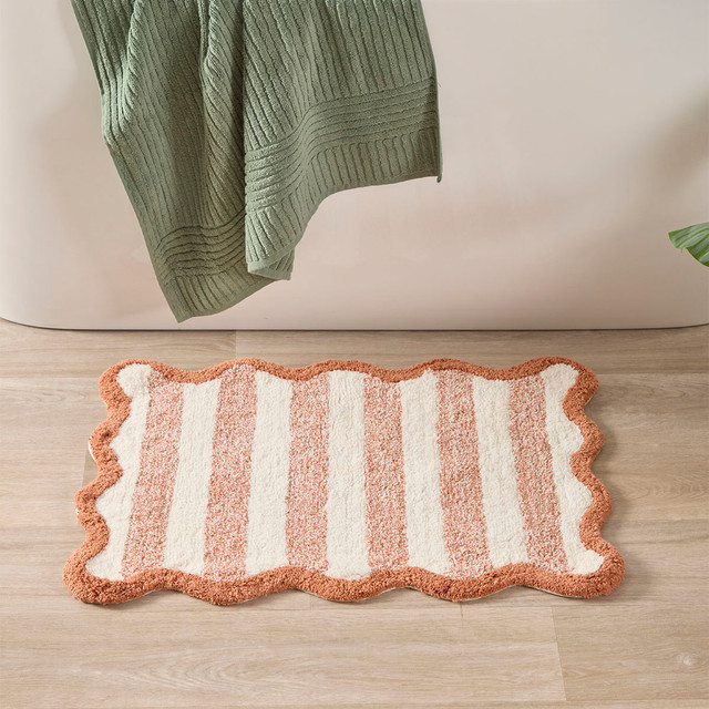 Aiden Stripe Bath Mat