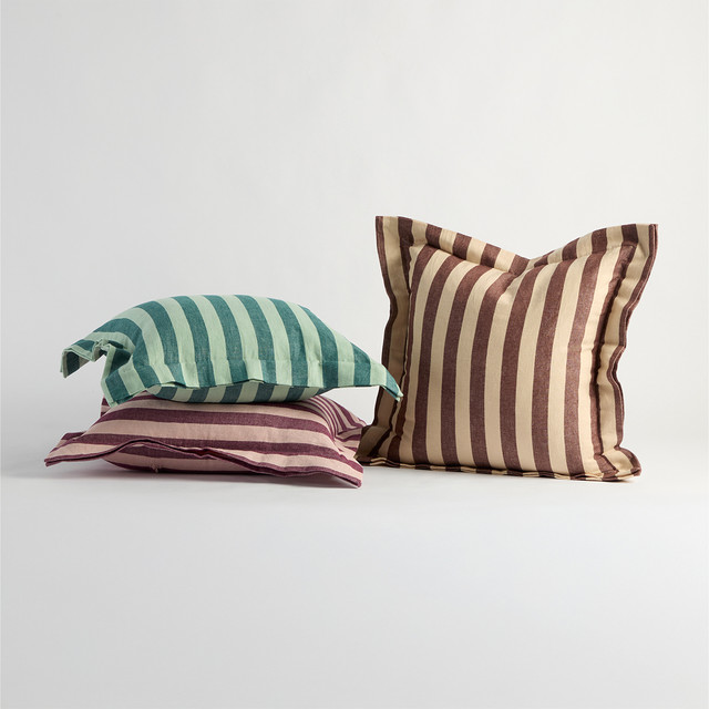 Frankie Two Tone Stripe Cushion
