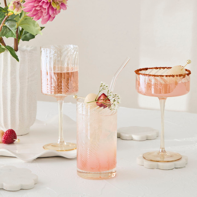 Raya Lustre Wine Glass Set of 4 12 Raya Lustre Wine Glass Set of 4