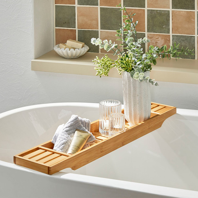 Sanctuary Natural Bath Caddy 1 Sanctuary Natural Bath Caddy