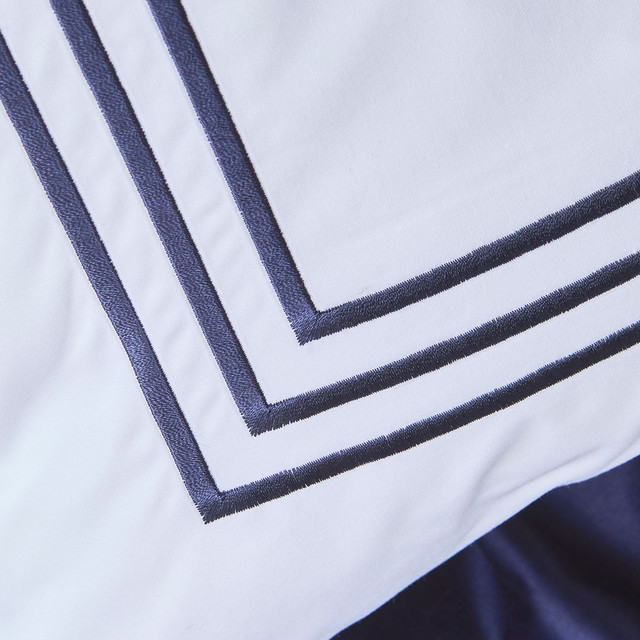 Hotel Luxury Navy Quilt Cover Set 12 Hotel Luxury Navy Quilt Cover Set