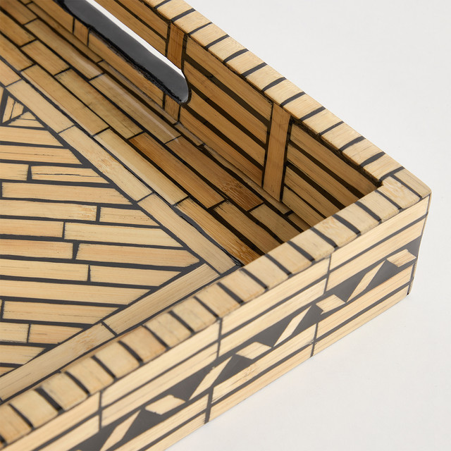 Mica Bamboo Tray 12 Mica Bamboo Tray