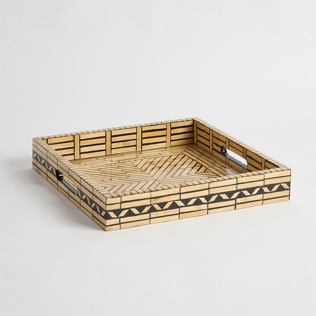 Mica Bamboo Tray 13 Mica Bamboo Tray