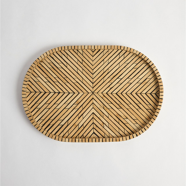 Mica Bamboo Tray 15 Mica Bamboo Tray