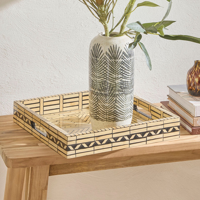 Mica Bamboo Tray 16 Mica Bamboo Tray