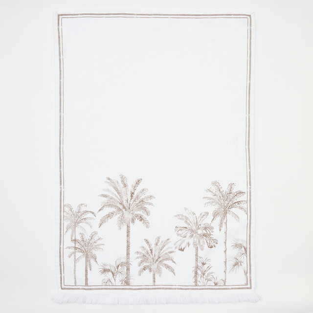 Tahiti Natural Tea Towel 2pk 10 Tahiti Natural Tea Towel 2pk