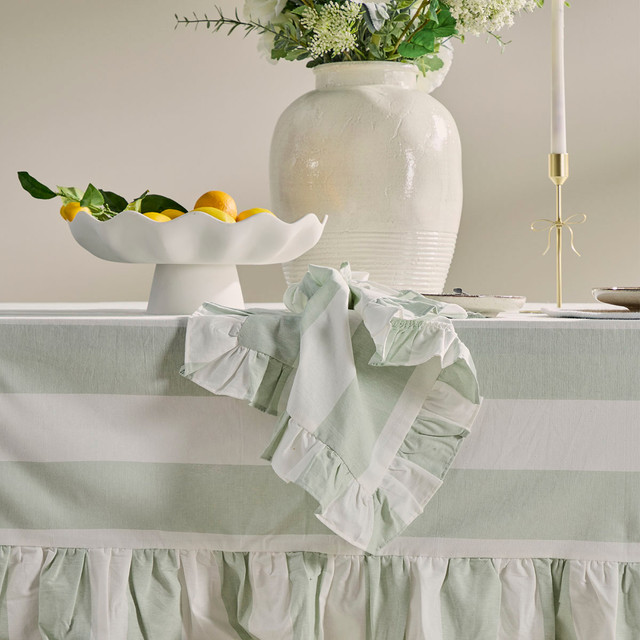 Piper Stripe Ruffle Napkin 4 Pack 1 Piper Stripe Ruffle Napkin 4 Pack