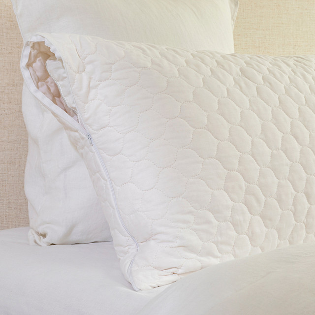 Natural Cotton King Pillow Protector 1 Natural Cotton King Pillow Protector