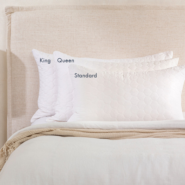 Natural Cotton King Pillow Protector 14 Natural Cotton King Pillow Protector