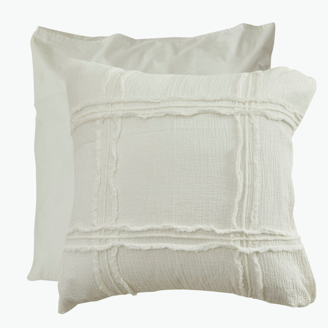 River Check European Pillowcase 1 River Check European Pillowcase